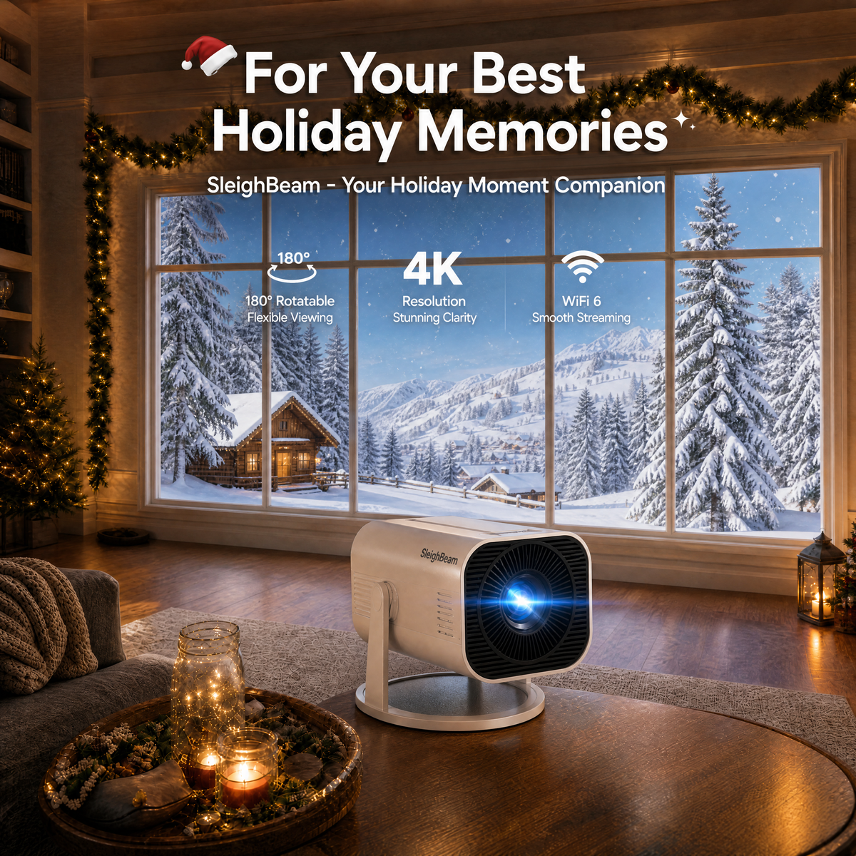 SleighBeam™ Holiday Projector